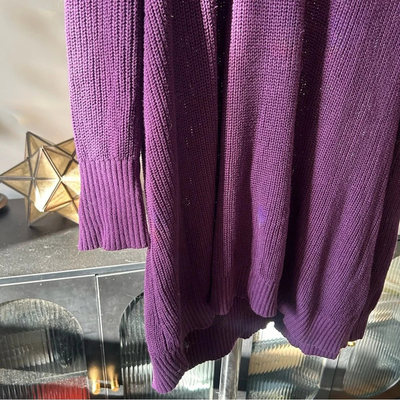 Torrid Knit Long Sleeve Tunic with back strap details - Picture 2 of 6